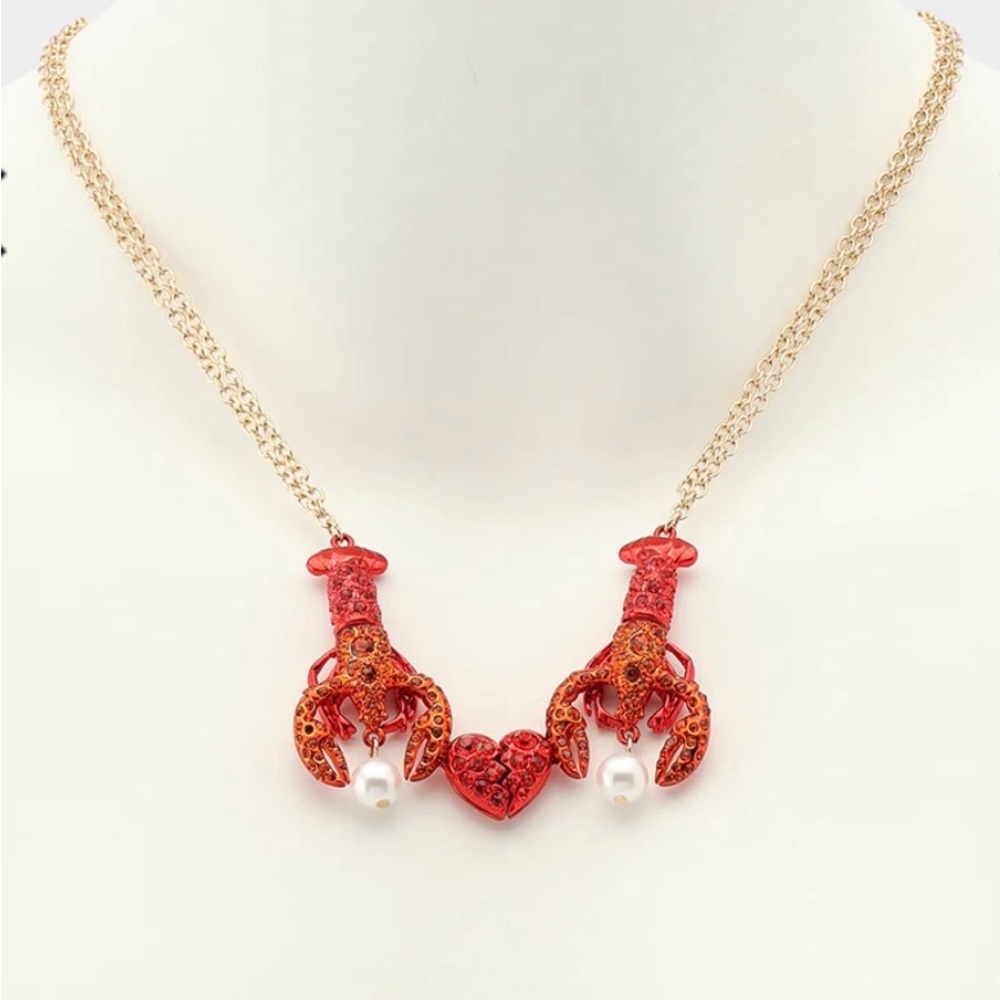 Friendship necklace Betsey Johnson lobster 🦞